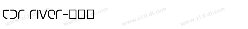 For RIver字体转换